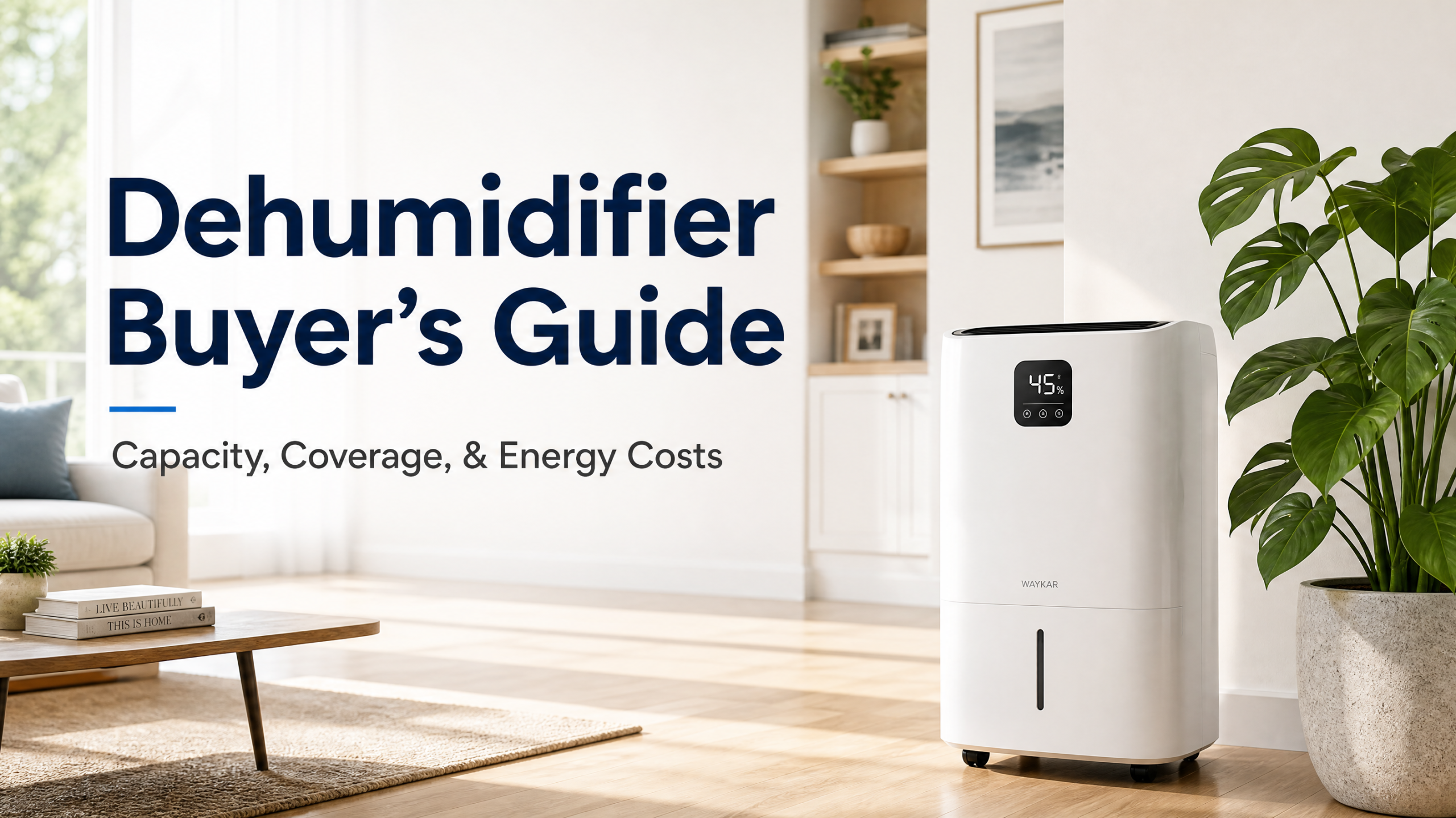 Dehumidifier Buyer's Guide: Capacity, Coverage, and Energy Costs