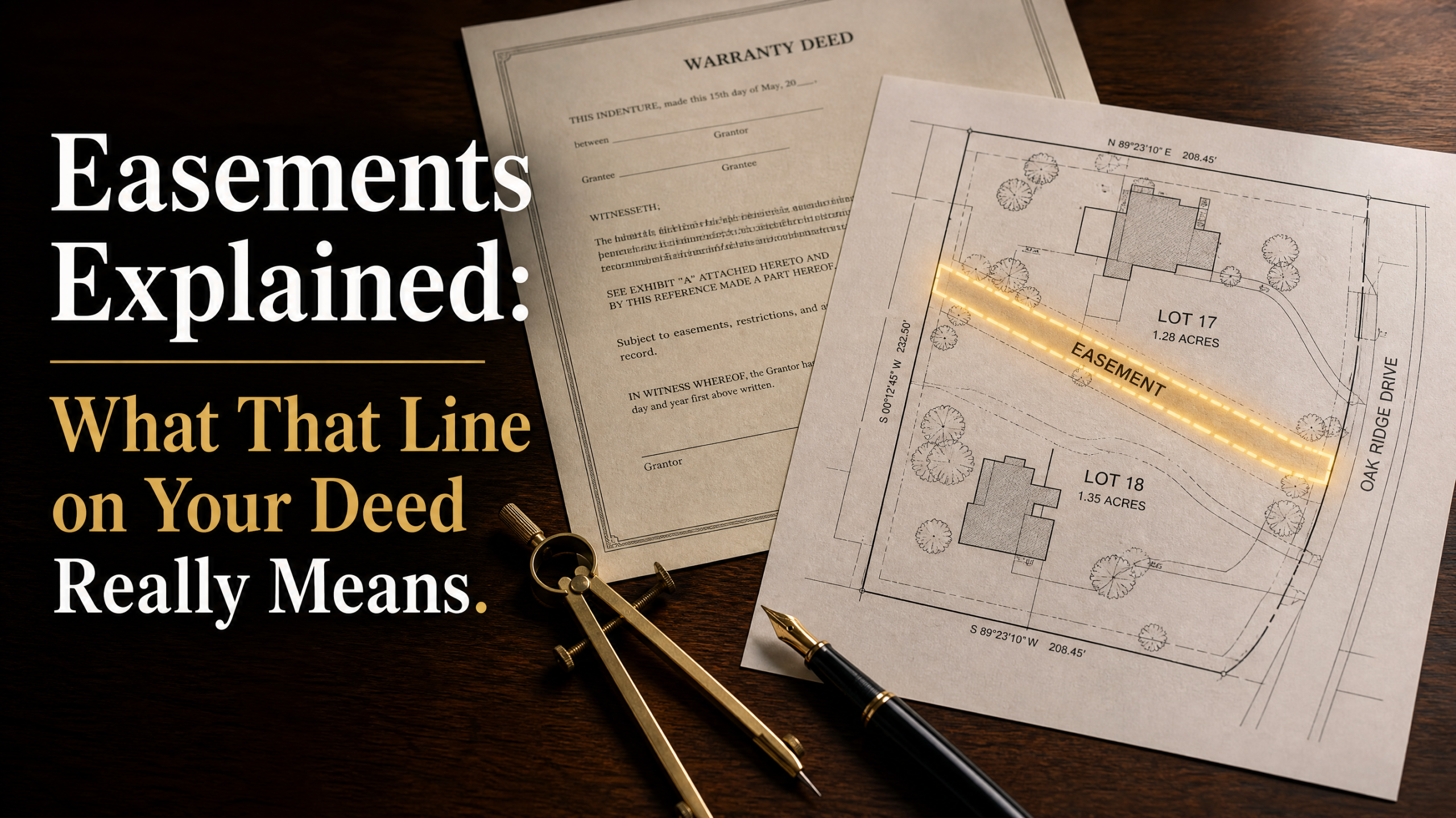 Easements Explained: What That Line on Your Deed Really Means